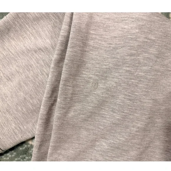 Lululemon Align Wide Leg Full Length Pant Heathered Core Light Grey Nulu Size 2 - Picture 3 of 4